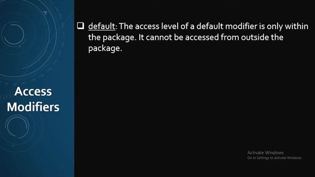 Modifiers in Java || Java Tutorial смотреть онлайн