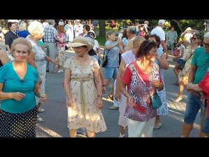 Танцы на Приморском бульваре - Севастополь - 14.08.19 - Певец Сергей Соков - LIVE