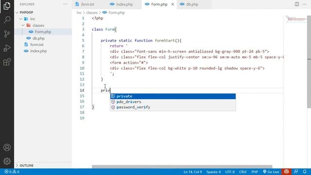 نظام تسجيل وتسجيل الدخول بواسطة PHP OOP, TailwindCSS,AlpineJS #5(Form Class) смотреть онлайн