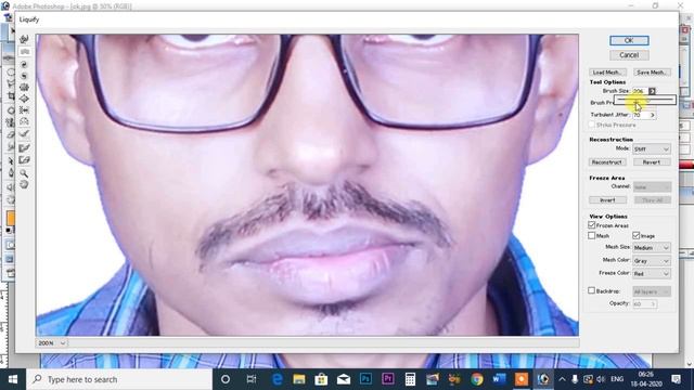 Photoshop 7.0 Part # 53 Liquify Use हिन्दी विडियो смотреть онлайн