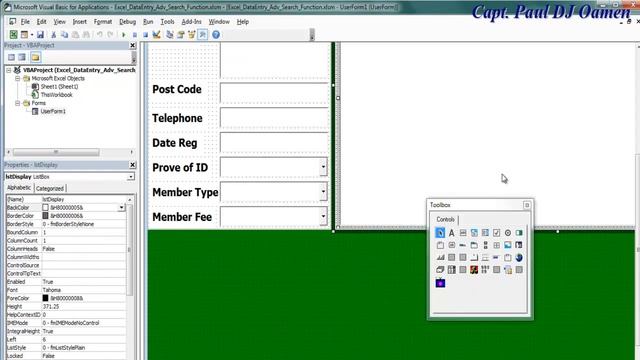 How to Create an Advanced Excel Data Entry Form With Search Function using Userform - Part 1 of 2 смотреть онлайн
