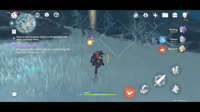 Head to Dragonspine's Statue of the Seven and place a package there | Floral Fresh Genshin Impact смотреть онлайн