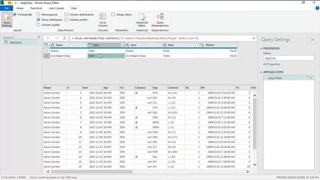 How to Use MS Excel Power Query to read Data stored in workbook | Power Query M Language Syntax смотреть онлайн