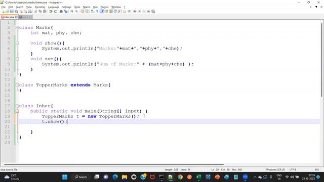 Java - Day 61 (in Telugu) - Inheritance смотреть онлайн