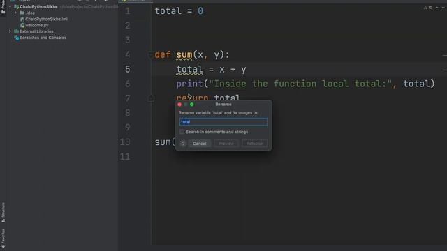 Scope And Lifetime Of Variables | Chalo Python Sikhe Course | Episode 15 смотреть онлайн