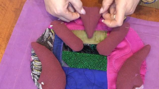 ЛОСКУТНАЯ ЧЕРЕПАХА С ВЫШИВКОЙ смотреть онлайн