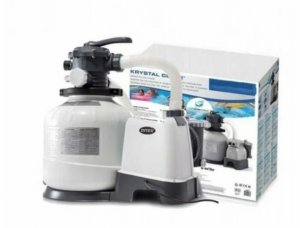 Порядок запуска песочного фильтр-насос  Intex.