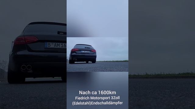 AUDI A4B8 1.8TFSI Friedrich Motorsport ( FMS ) Endschalldämpfer Sound Comparison *unbezahlte Werbun смотреть онлайн