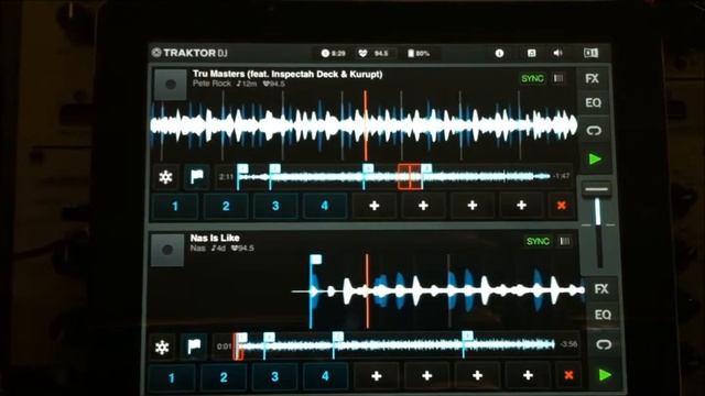 Tru Masters to Nas is Like Mix - Traktor DJ for iPad (Mix Tutorial 1-3) смотреть онлайн