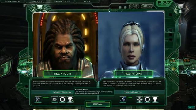 StarCraft 2 Choosing Nova at New Folsom in 1080p смотреть онлайн