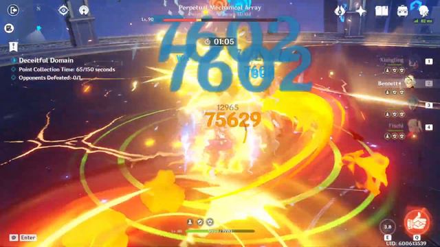 Whirling Judgement 8000 pts | Genshin Impact - Energy Amplifier Fruition смотреть онлайн