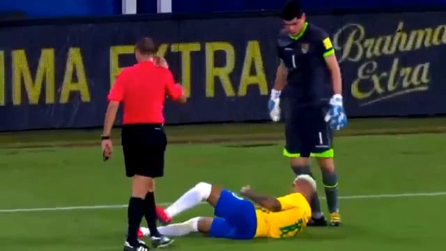 El momento exacto en que Yasmani golpeo a Neymar смотреть онлайн