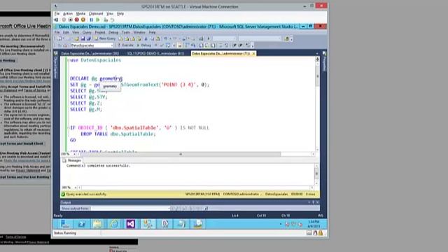 Datos espaciales con SQL 2012 y Visual Studio смотреть онлайн