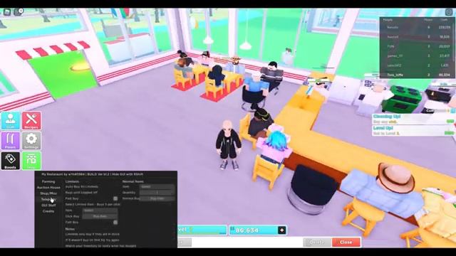 Roblox My Restaurant Script - Auto Farm | Fast NPCs & More 2022 смотреть онлайн
