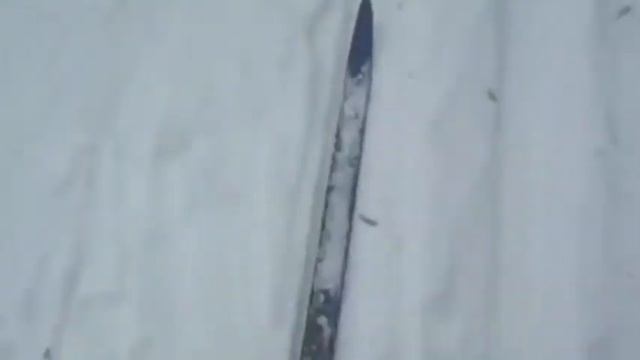 ВЛОГ катаюсь на лыжах / мое падение смотреть онлайн