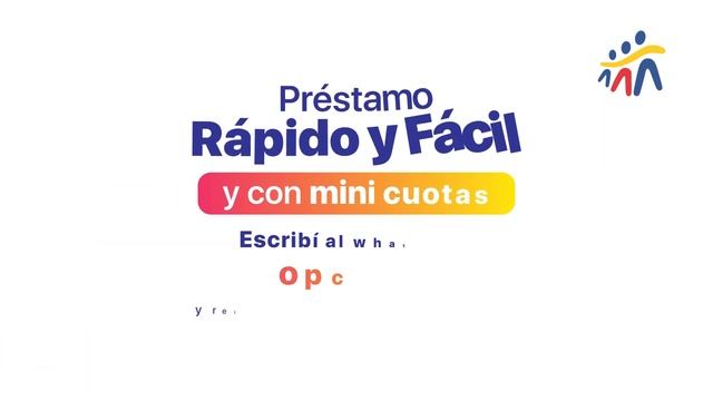 ESTÁS A SOLO UN DEDO de pedir tu préstamo al WhatsApp 021 44 65 44 смотреть онлайн