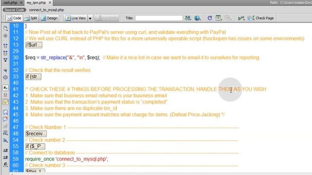 20  PayPal IPN PHP Instant Payment Notification Script