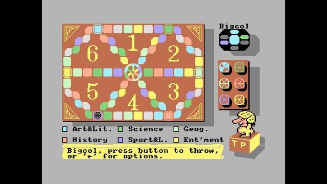 Trivial Pursuit for the C64 Commodore 64 - game playthrough with commentary смотреть онлайн