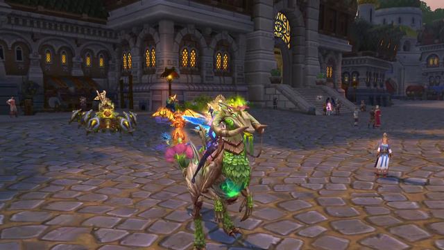 Allods Online Gaur mount Eden Skin Review and level up effect смотреть онлайн