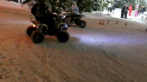 Гонки на квадроциклах , по льду и снегу (аттракцион)