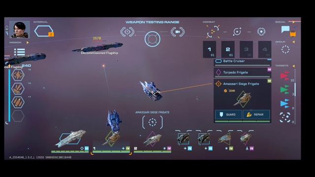 HOMEWORLD! Mobile. T4 Siege frigate testing. смотреть онлайн