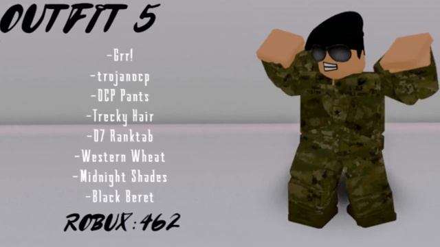 9 AWESOME ROBLOX "ARMY" OUTFITS!!!! смотреть онлайн