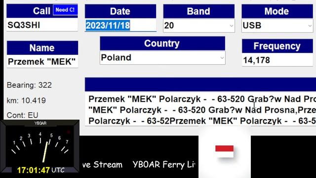 YB0AR Ferry YB1DX Capt Iwan CQ on 20m смотреть онлайн