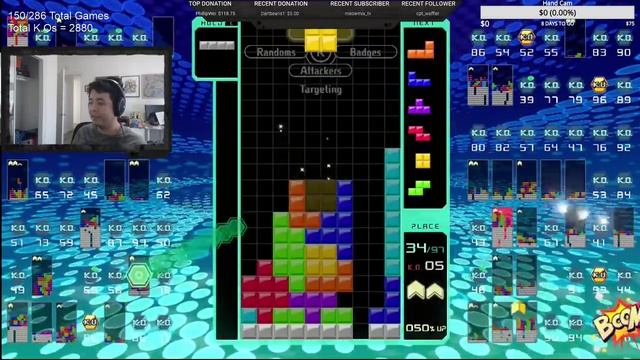 TETRIS 99 - PERFECT ALL CLEAR SETUP INTO VICTORY смотреть онлайн
