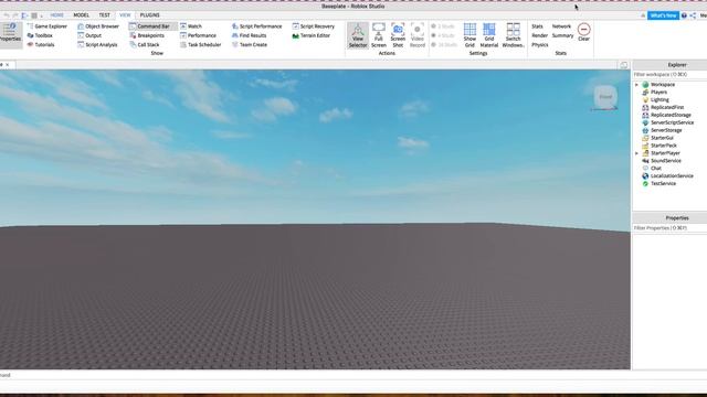 How to change the color of your baseplate! {Roblox Studio} смотреть онлайн