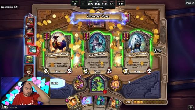 THE TIER 7 DRAGON IS UNSTOPPABLE! - Hearthstone Battlegrounds смотреть онлайн