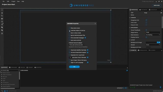UNIVERSE - Tip Of The Day - Project Auto-Start смотреть онлайн