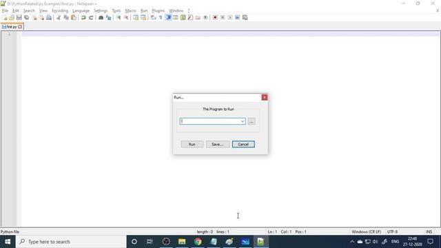 Notepad++ Installation and use the Notepad++ as python editor and execute the first python program смотреть онлайн