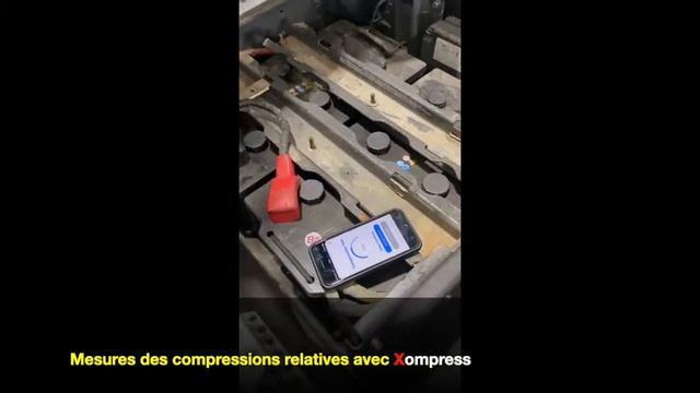 Relative Compression test performed on a Renault Truck (6 cylinder engine) смотреть онлайн
