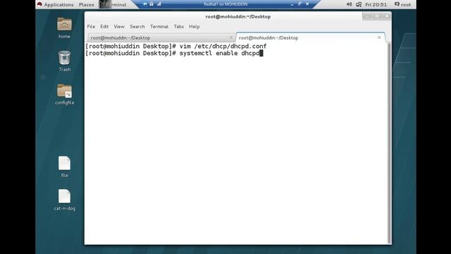 How to configure DHCP server in Linux Redhat 7, Centos 7 смотреть онлайн