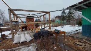 #дача #дачанаамуре #DIY Строю стеллаж в контейнер.Своими руками.