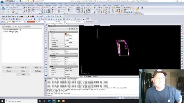 Cleaning Up A Simple Surface Model In Carlson Survey 2021 смотреть онлайн
