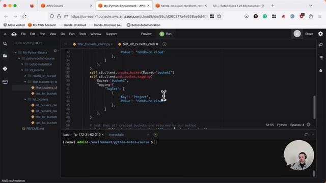 Boto3 Tutorial - Filter S3 Buckets by Tag смотреть онлайн