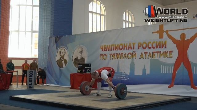 КОСАРЕВ/KOSAREV (96,М-45) 110-115-120/140-150. Russian Championships Masters 11-15.03.2020 смотреть онлайн
