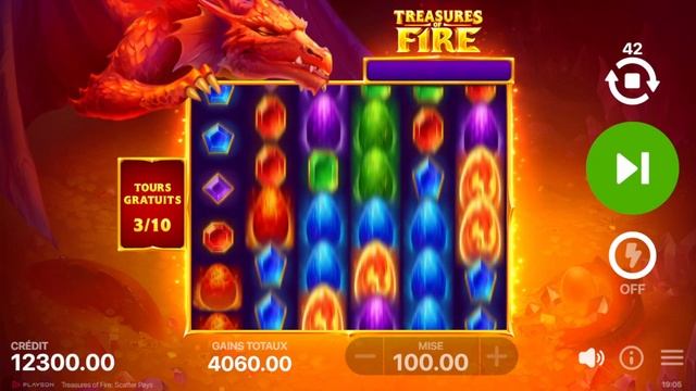 Playson | Treasures of Fire: Scatter Pays смотреть онлайн