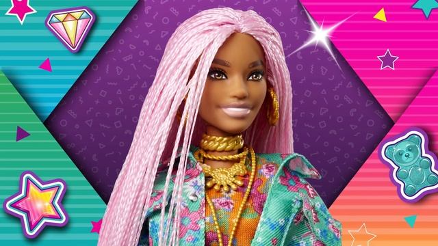 GXF09 Barbie Extra Doll 10 - Pink Braids смотреть онлайн