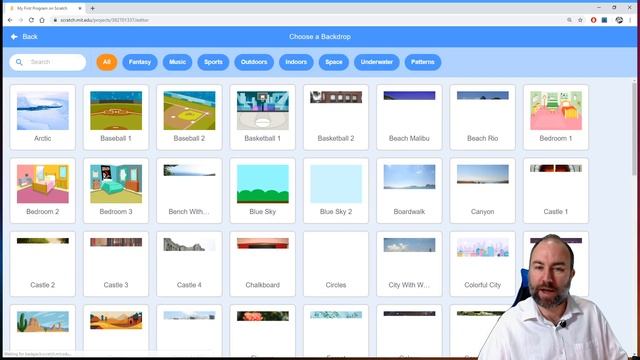 Scratch Lesson #1: Getting started with the Scratch interface смотреть онлайн