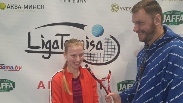 Гулевич Анастасия | у девушек нет сильного форхенда, дружу с Тарасевичем, люблю суши #интервьюлиги смотреть онлайн