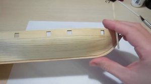 Сборка парусника Halcon 1840. Часть 3 (Обшивка корпуса. Покрытие морилкой и лаком)