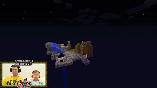 ВЫЖИВАНИЕ НА СКАЙБЛОКЕ МАЙНКРАФТ Выживание на острове Второй сезон Skyblock Minecraft #1 смотреть онлайн