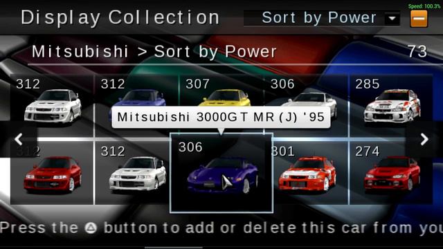 Gran Turismo PSP I Mitsubishi Car List I Emulator смотреть онлайн
