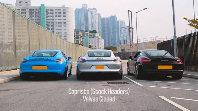 981 Cayman S Exhaust Comparison (PSE, Capristo, Soul)