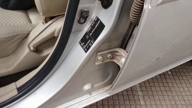 Hyundai Verna Old Shape Chassis Number And Vin Number Location