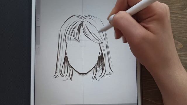 Рисуем волосы в Procreate смотреть онлайн