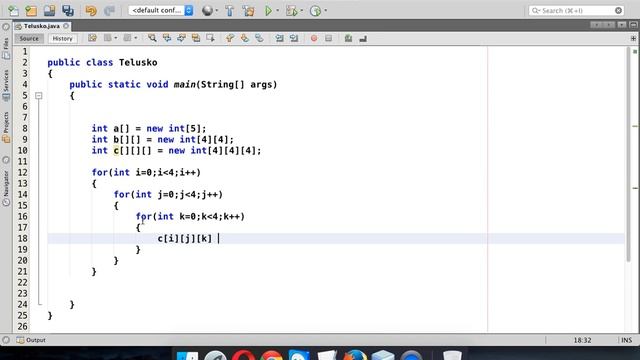 6.13 3D ( Multi Dimensional ) Array in Java смотреть онлайн