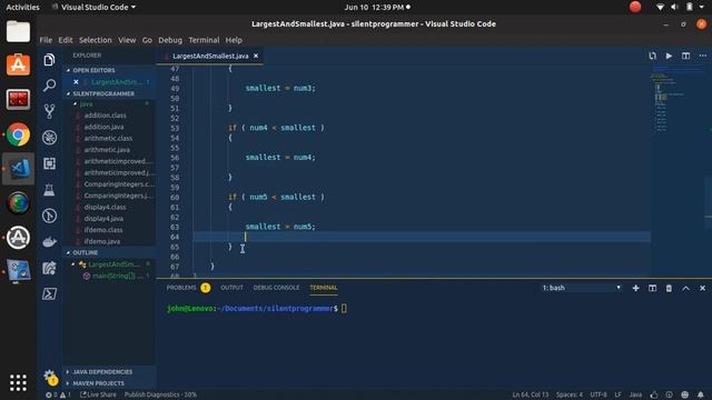Java 9: Determining the Smallest and Largest of Five Integers смотреть онлайн